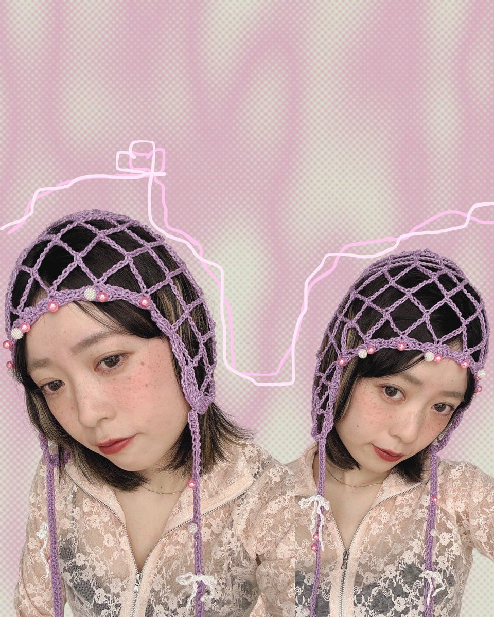 【merry yarn <a href="/merry_yarn/">タナカ(merry yarn)</a> 新作】
網目が大きく春夏にぴったりなデザイン。
なお花やビーズ、リボンの装飾が◎
共に¥6,930（税込）

⭕️4/12（土）13（日）にオアシス21で開催の『SOCIAL TOWER MARKET』 <a href="/socialtowerjp/">SOCIAL TOWER MARKET</a> から販売開始します！
⭕️お通販は4/14（月）20:00から、namo.までDMにて承ります◎