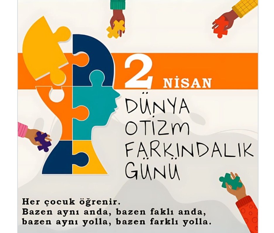 Otizmin farkındayız onların yanındayız.
Eşit ve özgür yarınlar ümidiyle.
#EksikDeğilFarklıyım 
#OtizmFarkındalıkGünü