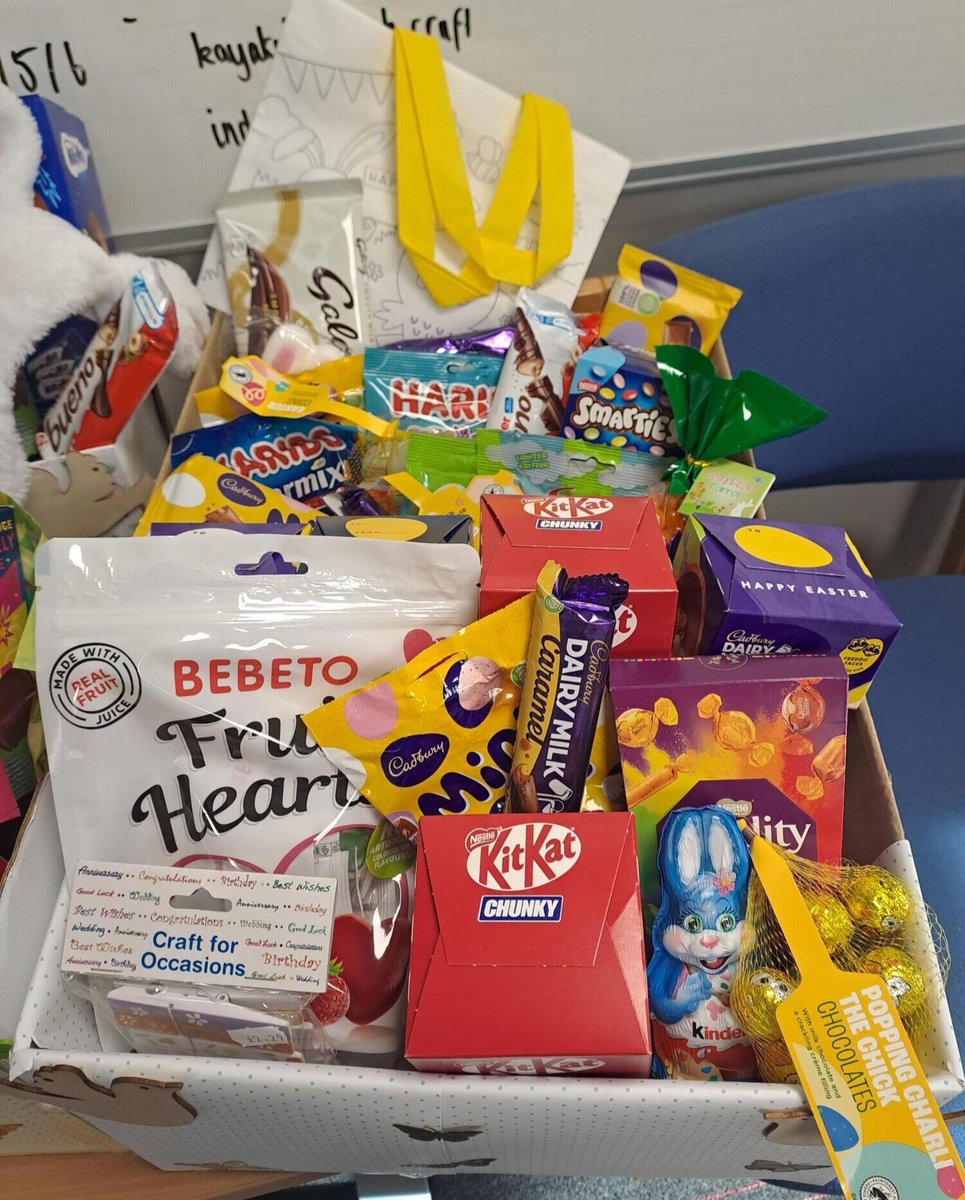 What a marvellous selection of Easter hamper treats! PTFA raffle tickets will be on sale after school today and tomorrow morning. The draw will be after school on Thursday. 🐣