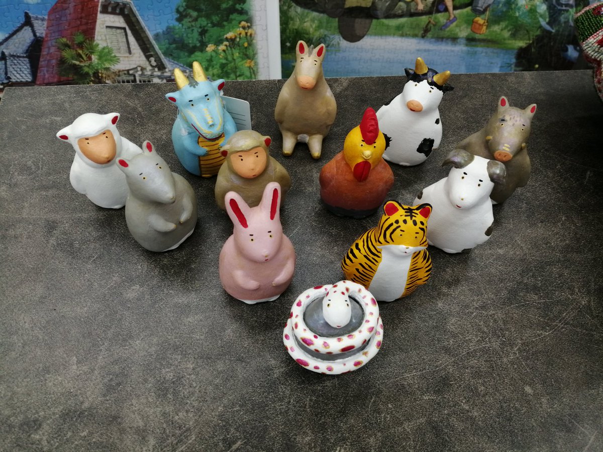 可愛い干支の置物🐍が入ってきました！
12支いるので毎年使えます！

#オフハウス
#ハードオフ
#燕三条