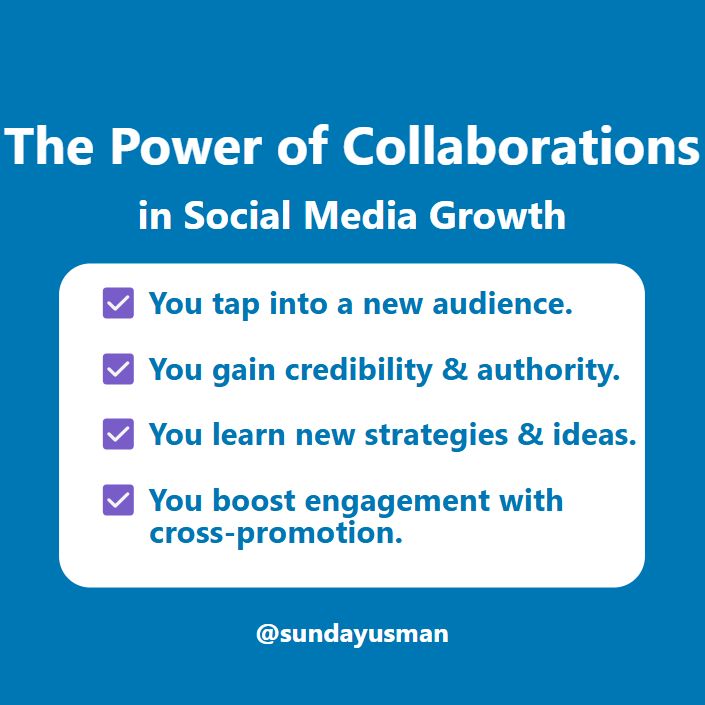 sundayusmane's tweet image. 🤝 #CollaborationOverCompetition #NetworkingWins #MarketingGrowth 

Want to grow faster? Partner with others in your niche

Find an industry peer, co-create content, go live, or run a joint giveaway

💬 Who’s one person you’d LOVE to collaborate with? Tag them below 👇