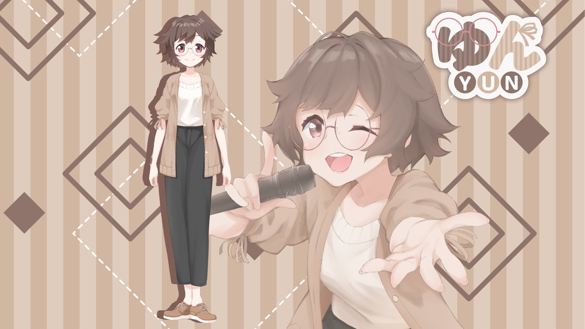 【りぃ♡ゆん】 ゆん👓🎗🌻@隣人系VTuber (@yun7_nana) / X
