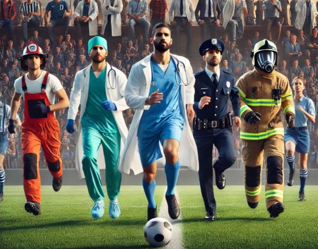 Área 1 Arrixaca (@areaunoarrixaca) on Twitter photo ⚽️Esta sobremesa la segunda semifinal <a href="/MurciaPolicia/">Policía Local Murcia</a> vs <a href="/Abogadosdmurcia/">ABOGADOS de MURCIA</a> del torneo de futbol por el #50aniversariomurcia.
"Si marcas un gol más que tu oponente, ganas (Cruyff)"😉
⏰15:15h
❗️Campo de futbol detrás de Arrixaca.
<a href="/docencia_hcuva/">Docencia Arrixaca</a> ⚽️Esta sobremesa la segunda semifinal <a href="/MurciaPolicia/">Policía Local Murcia</a> vs <a href="/Abogadosdmurcia/">ABOGADOS de MURCIA</a> del torneo de futbol por el #50aniversariomurcia.
"Si marcas un gol más que tu oponente, ganas (Cruyff)"😉
⏰15:15h
❗️Campo de futbol detrás de Arrixaca.
<a href="/docencia_hcuva/">Docencia Arrixaca</a>