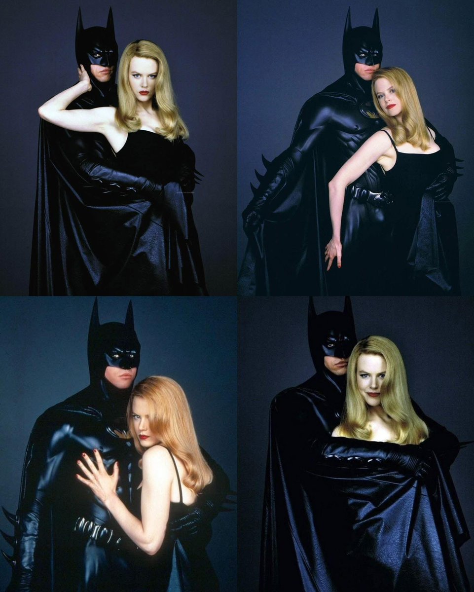 modernhistory's tweet image. Val Kilmer &amp;amp; Nicole Kidman
Batman Forever 1995