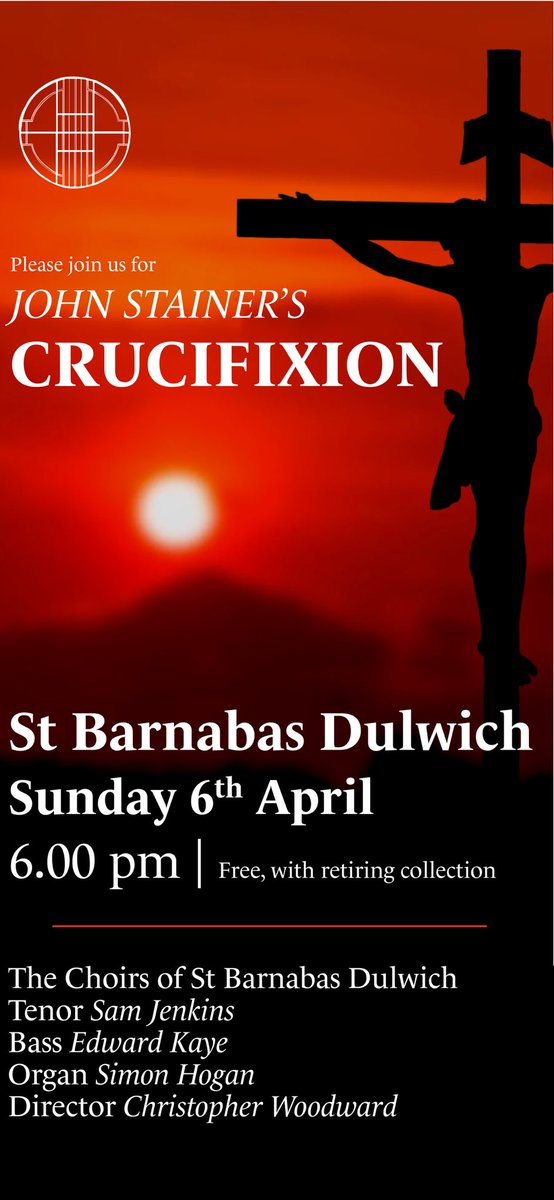 StBDulwich's tweet image. Join us this Sunday for an evening of beautiful music as we journey through Lent toward Easter together.