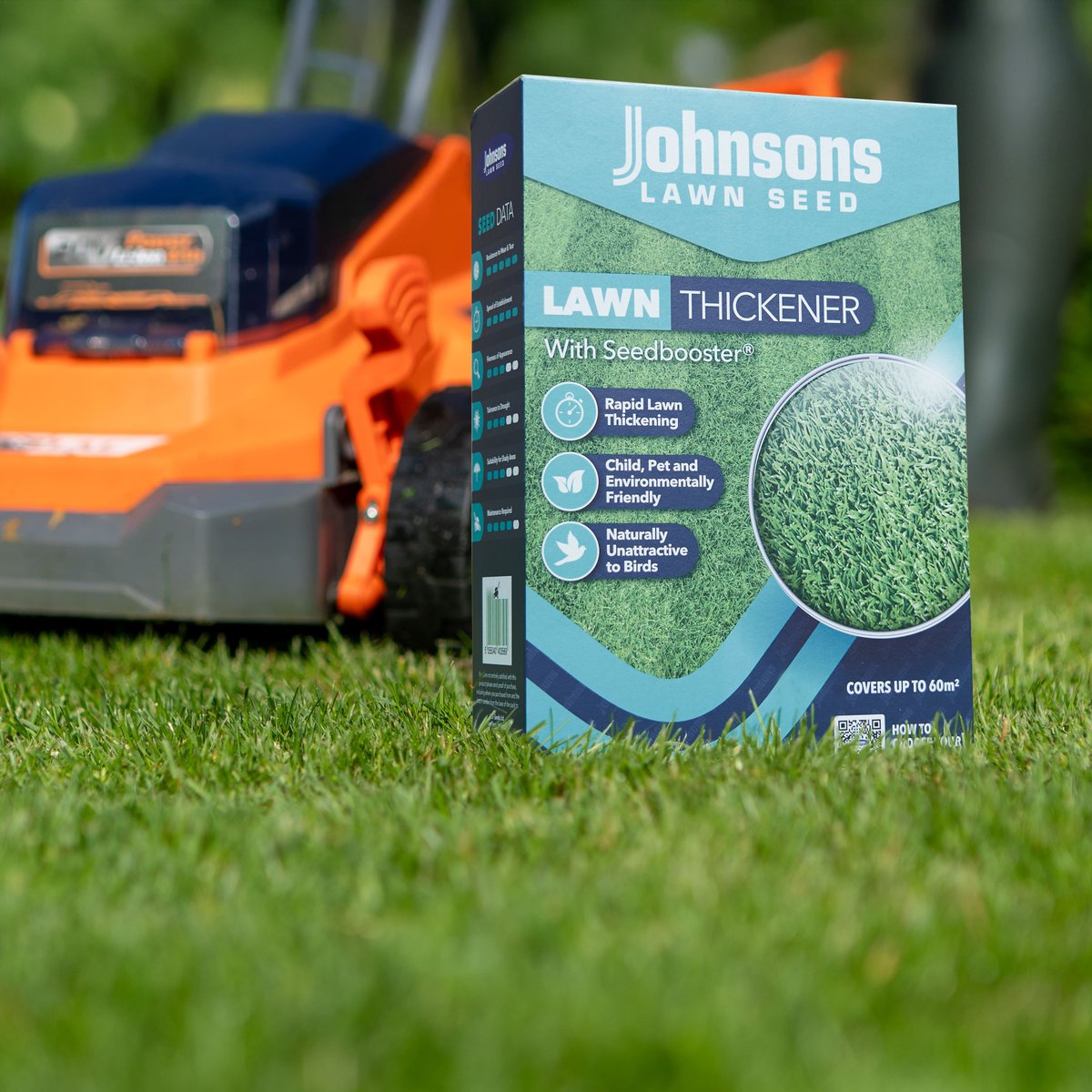 More Grass, Less Gaps... Our Lawn Thickener lawn seed is the secret to a perfect lawn!

Whether you're reviving a worn-out lawn, filling in bare spots, or starting fresh, our Seedbooster® treated seed ensures faster germination, stronger growth and long-lasting thickness💚🏡