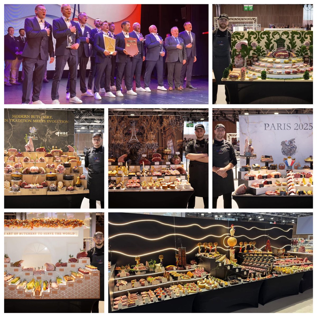 Coupe du monde de boucherie : pluie de médailles pour les bleus ! 🇫🇷
La France décroche les trois principaux titres : 
🏆championne du monde par équipe
🏆championne du monde des jeunes bouchers
🏆championne du monde des apprentis bouchers

Au total : elle remporte 9 titres !