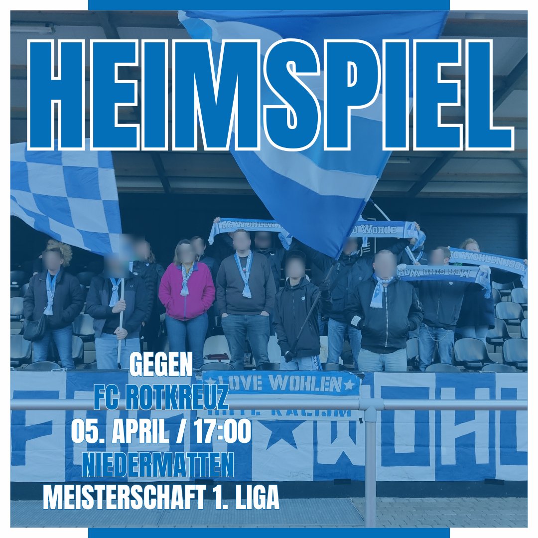 Congeli away war ein Reinfall. Rotkreuz zu Hause wird wieder gut. Dafür braucht es aber uns alle! 

Deshalb: Alli cho! Yalla FC Wohle!