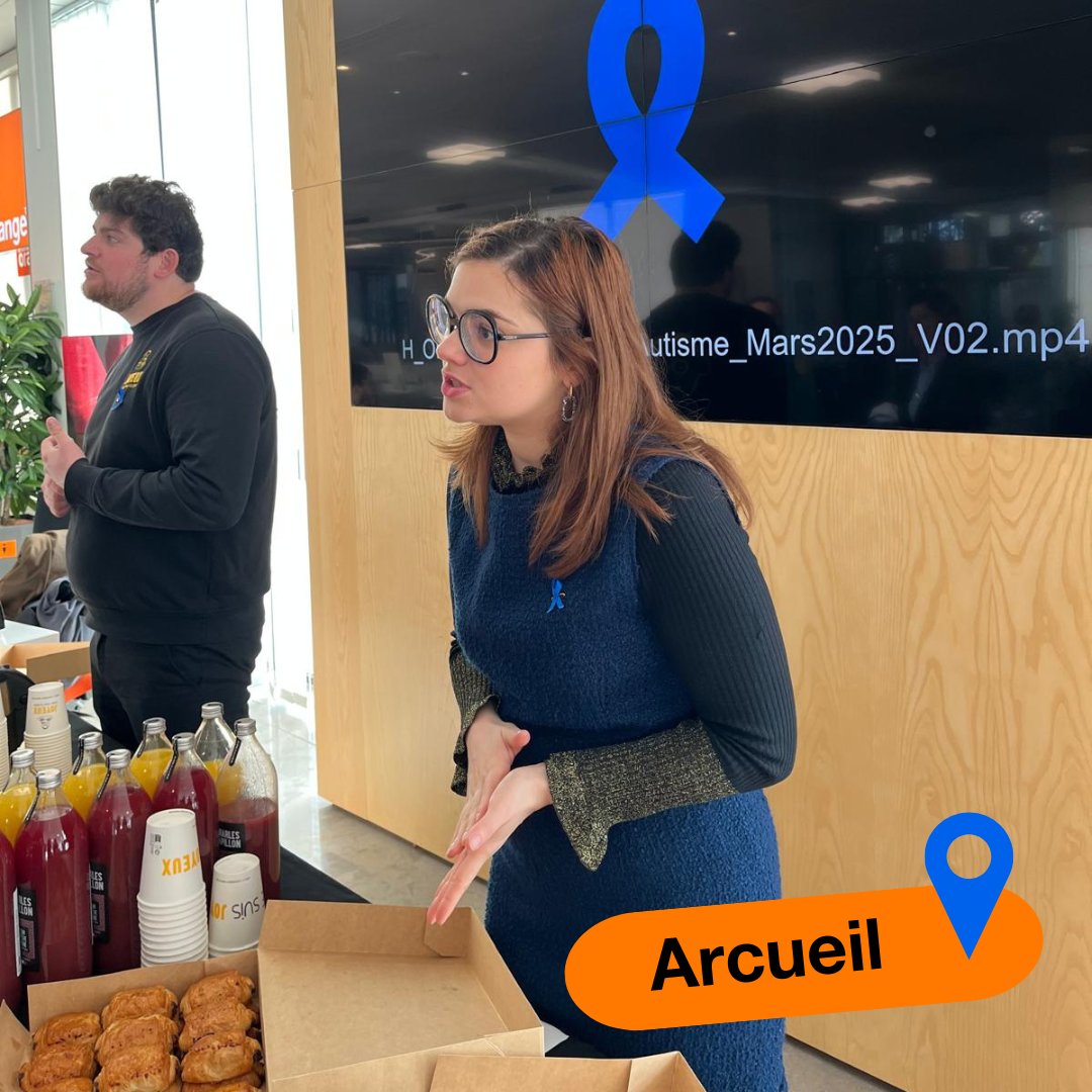 FondationOrange (@fondationorange) on Twitter photo 📅À l’occasion de la Journée Mondiale de sensibilisation à l’#Autisme, nous avons accueilli <a href="/cafejoyeux/">Café Joyeux</a> au siège <a href="/Orange_France/">Orange France</a> ! ☕💙
➡️ Cette entreprise solidaire, soutenue par la Fondation Orange, forme et emploie des personnes en situation de handicap mental ou cognitif. 💙 📅À l’occasion de la Journée Mondiale de sensibilisation à l’#Autisme, nous avons accueilli <a href="/cafejoyeux/">Café Joyeux</a> au siège <a href="/Orange_France/">Orange France</a> ! ☕💙
➡️ Cette entreprise solidaire, soutenue par la Fondation Orange, forme et emploie des personnes en situation de handicap mental ou cognitif. 💙