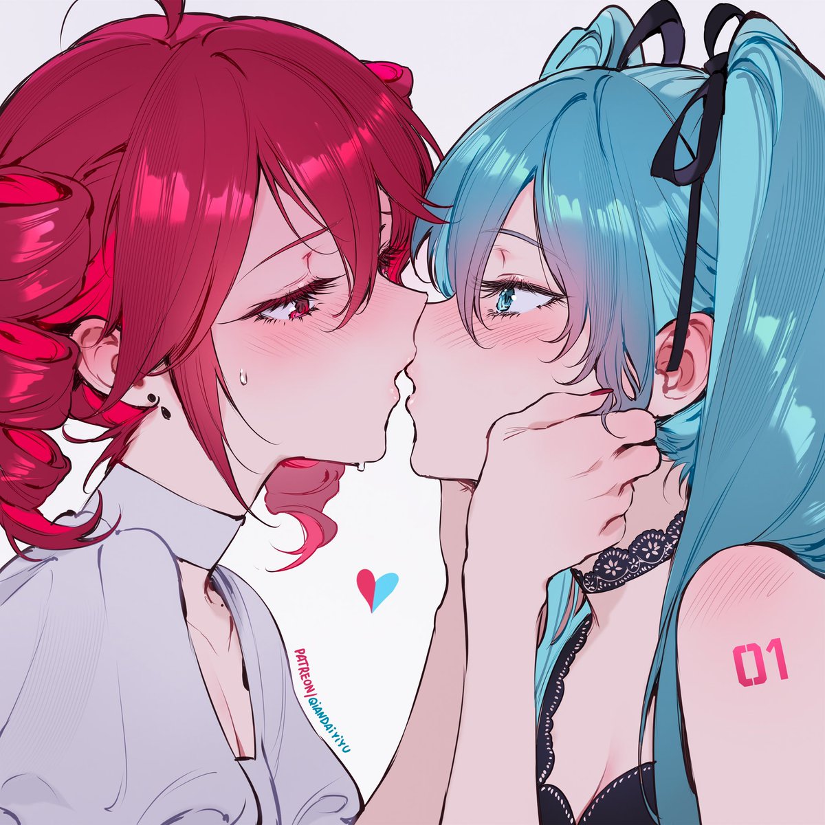❤️🩵