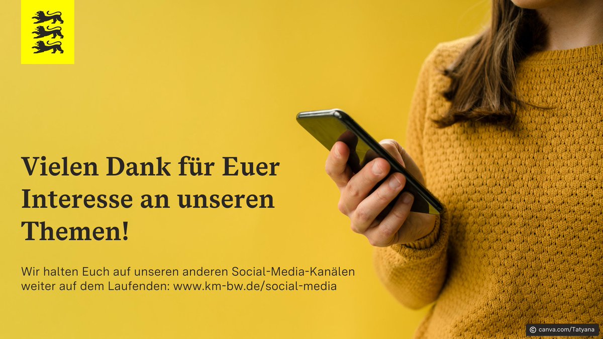 KM_BW's tweet image. Liebe Community, wir halten Euch künftig auf unseren anderen Social-Media-Kanälen über Neuigkeiten aus dem #Kultusministerium auf dem Laufenden – schaut gerne dort bei uns vorbei. 👉km.baden-wuerttemberg.de/de/service/pre…
#twlz #edubw