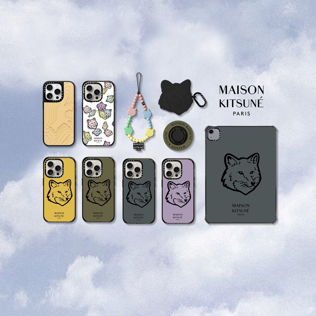 MAISON KITSUNE casetify コラボ ストラップ - メルカリ