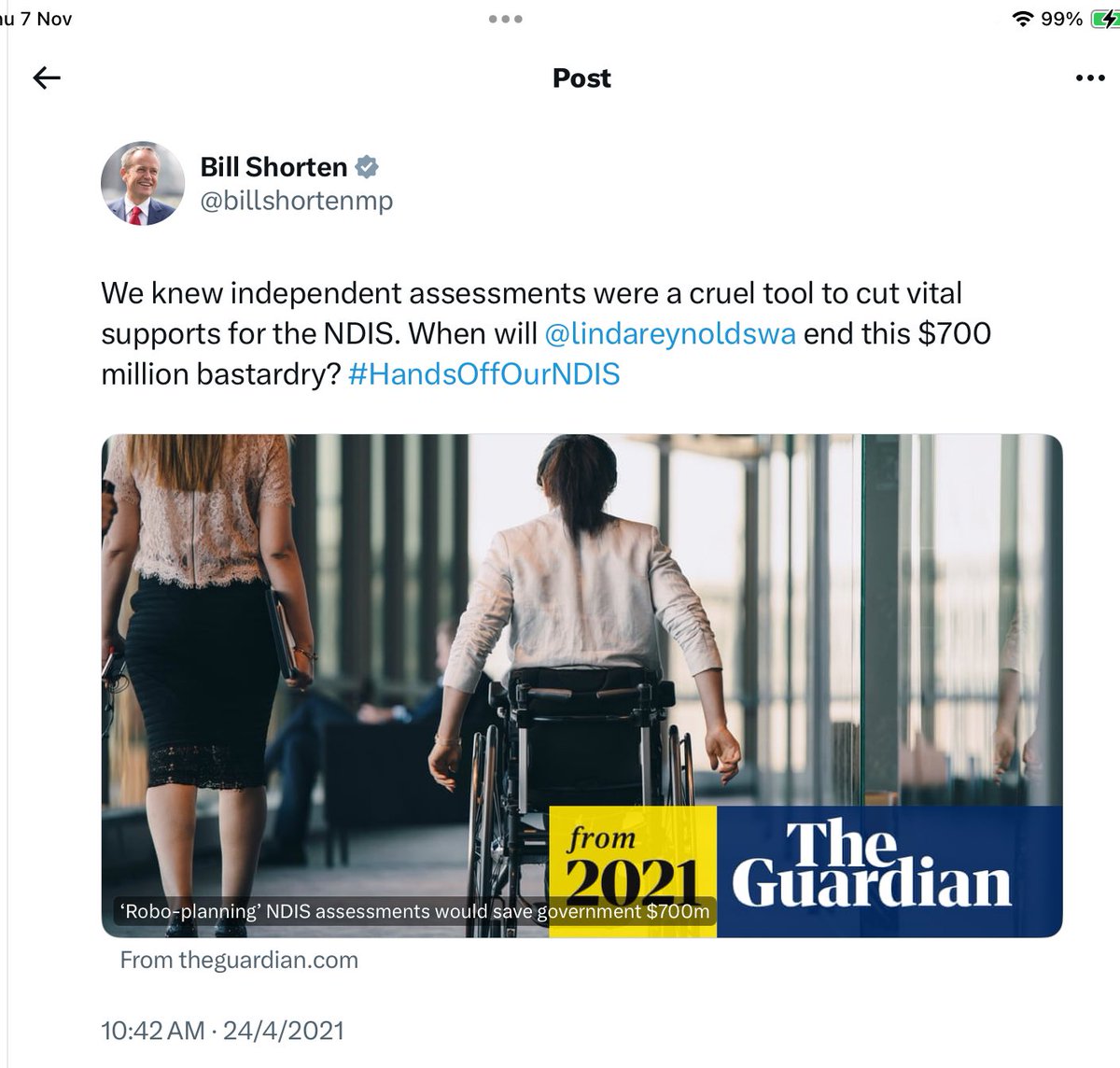 TraceyTLC333's tweet image. Why are you hurting our most vulnerable?  We trusted you.  #RoboNDIS