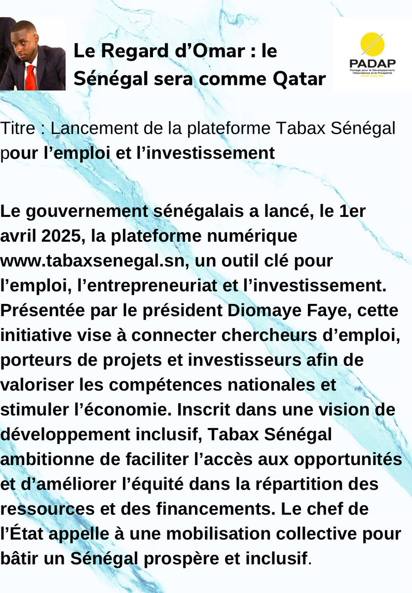 OumarBmn's tweet photo. #Senegal #Padap https://t.co/b9R4vgzD92