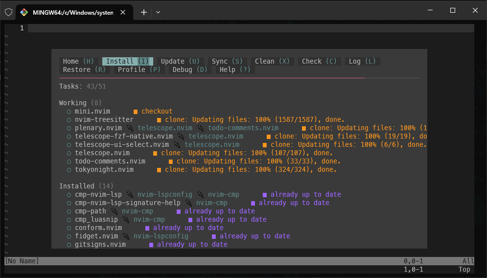 saurabhjdas786's tweet image. There we go!
Finally broke the shackles to go ahead with nvim!!
Thanks @teej_dv (youtube.com/watch?v=m8C0Cq…)
Fact - @ThePrimeagen made me do this with his videos!!

#neovim #vim #config #vimrc
