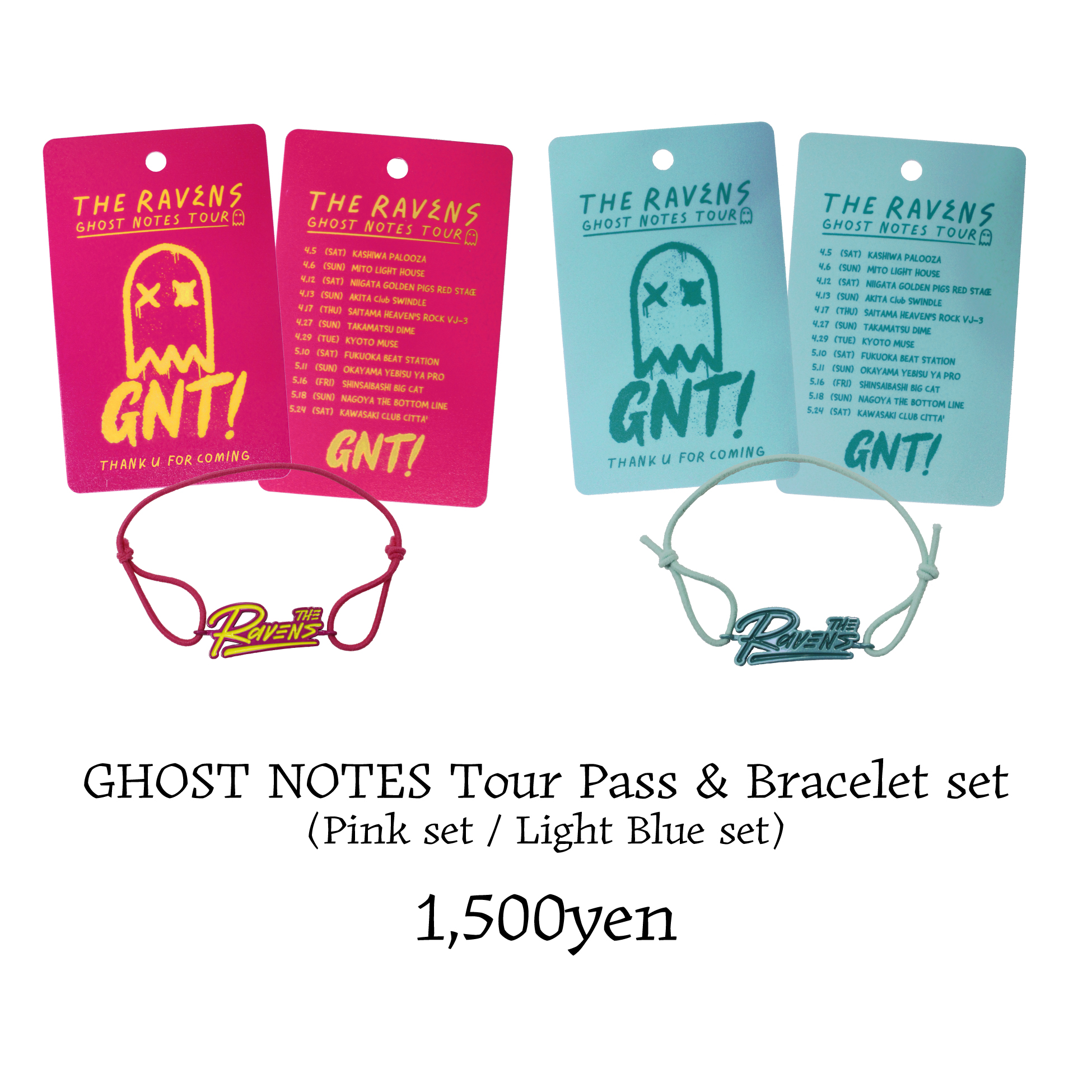 The Ravens/Ghost Notes（GHOST NOTES Longsleeve T-shirt (Black)）
