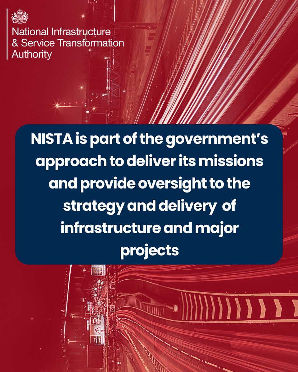 NISTAgov's tweet image. What is the National Infrastructure and Service Transformation Authority (NISTA)? 💭

gov.uk/government/org…

#NISTA #projectdelivery #UKgovernment