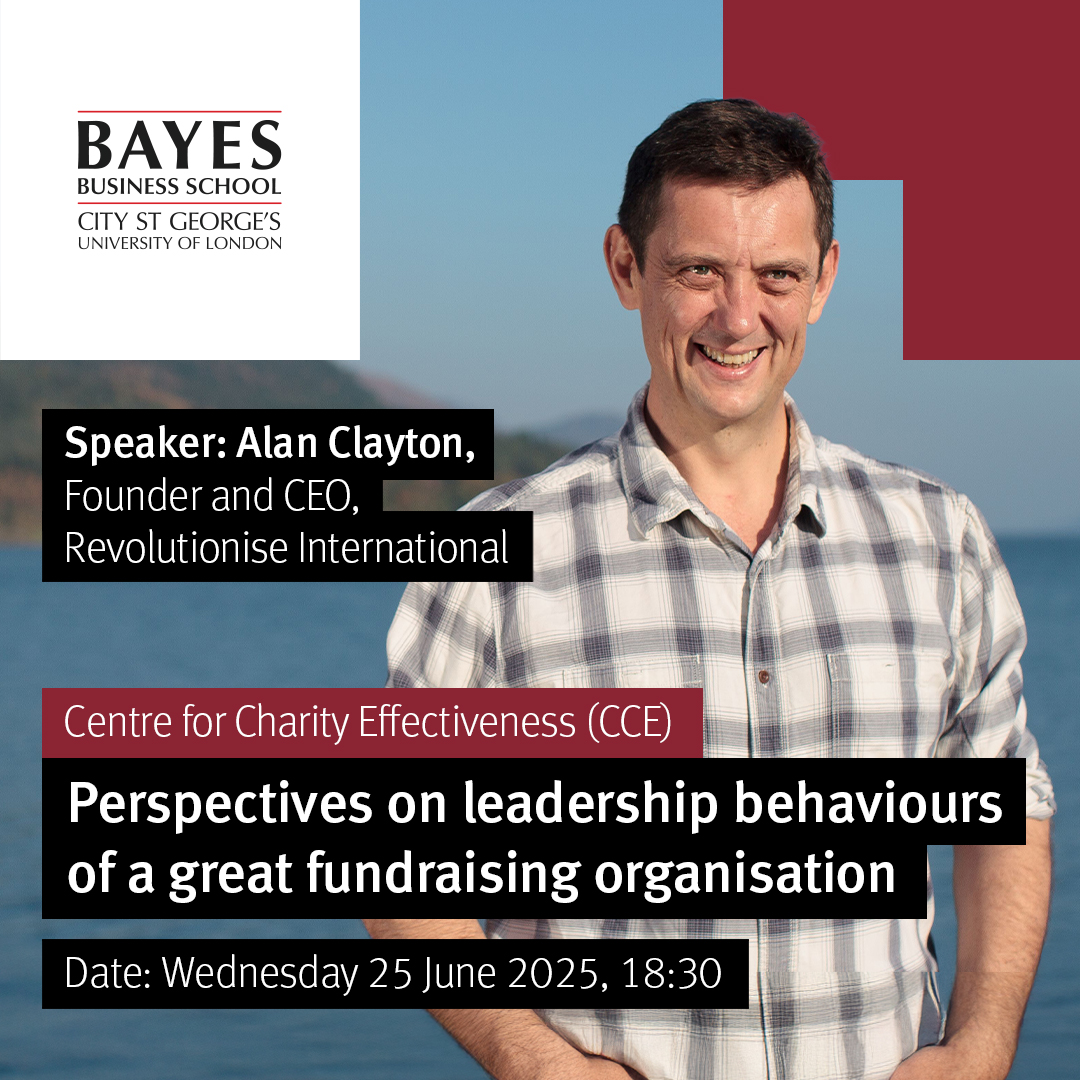 Centre for Charity Effectiveness (CCE) (@bayescce) on Twitter photo 📅 Wednesday 25 June 2025
⏲️ 18:00 arrival for an 18:30 start; concludes at 19:45
📍Bayes Business School, 106 Bunhill Row, London, EC1Y 8TZ
Book your place now for this free event ➡️ ow.ly/5Nas50VqrQR
#BayeCCE #FundraisingLeadership #nonprofit 📅 Wednesday 25 June 2025
⏲️ 18:00 arrival for an 18:30 start; concludes at 19:45
📍Bayes Business School, 106 Bunhill Row, London, EC1Y 8TZ
Book your place now for this free event ➡️ ow.ly/5Nas50VqrQR
#BayeCCE #FundraisingLeadership #nonprofit