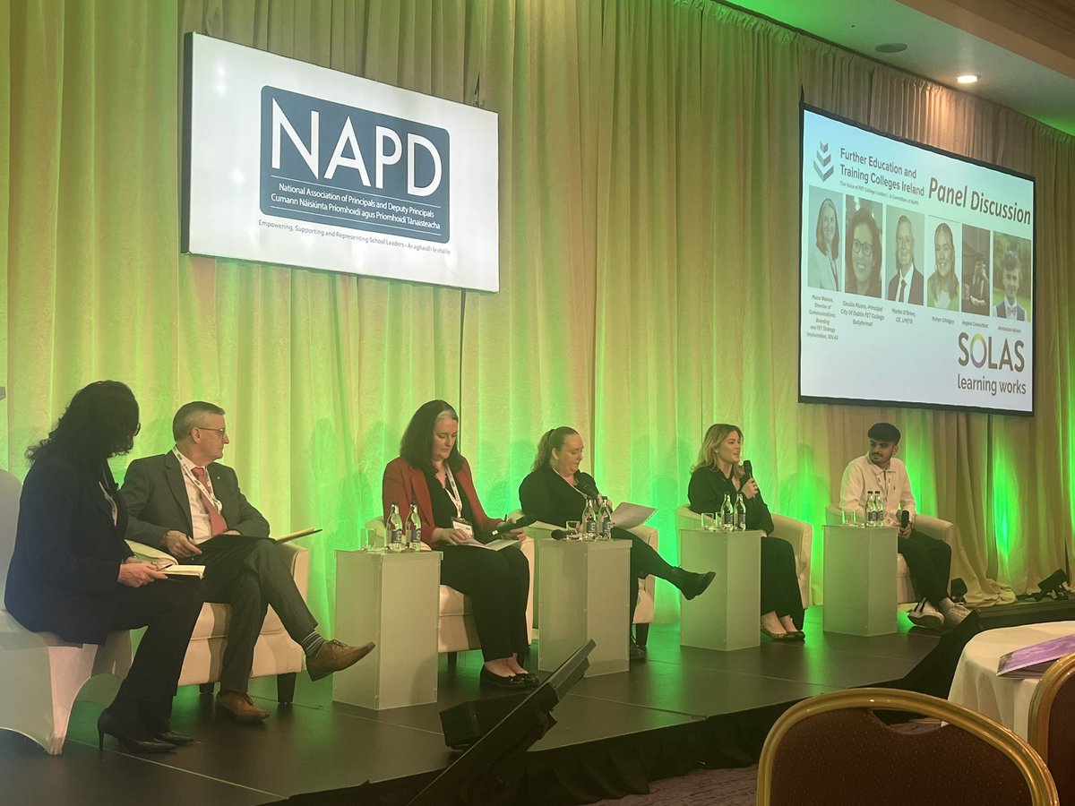 Andrew Brownlee (@andrewbrownlee7) on Twitter photo Enjoyed speaking <a href="/FETColleges_IE/">FET Colleges Ireland</a> conference on how FET is fast becoming first choice for so many school leavers & adults upskilling, & what we need to do to remain there. Incredible panel after as well with learners on the impact these colleges make to individual lives Enjoyed speaking <a href="/FETColleges_IE/">FET Colleges Ireland</a> conference on how FET is fast becoming first choice for so many school leavers & adults upskilling, & what we need to do to remain there. Incredible panel after as well with learners on the impact these colleges make to individual lives