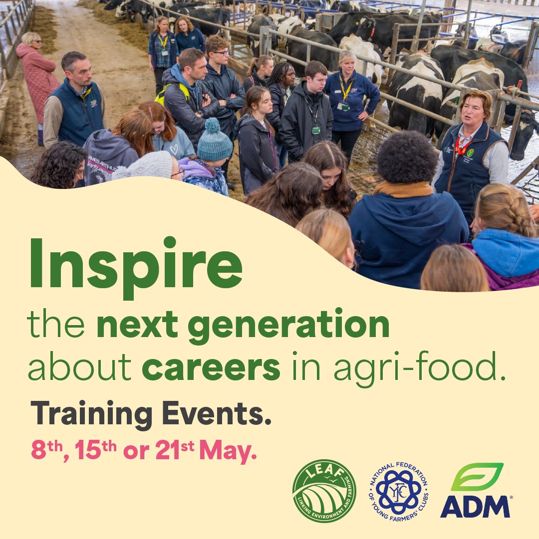 Could you inspire a young person to consider a career within the sector?👍

Join our exciting workshops this May to learn ways to talk to young people about your career through different interactive activities. <a href="/NFYFC/">NFYFC</a> <a href="/ADMAgriculture/">ADM Agriculture Ltd</a>

leaf.eco/education/for-…