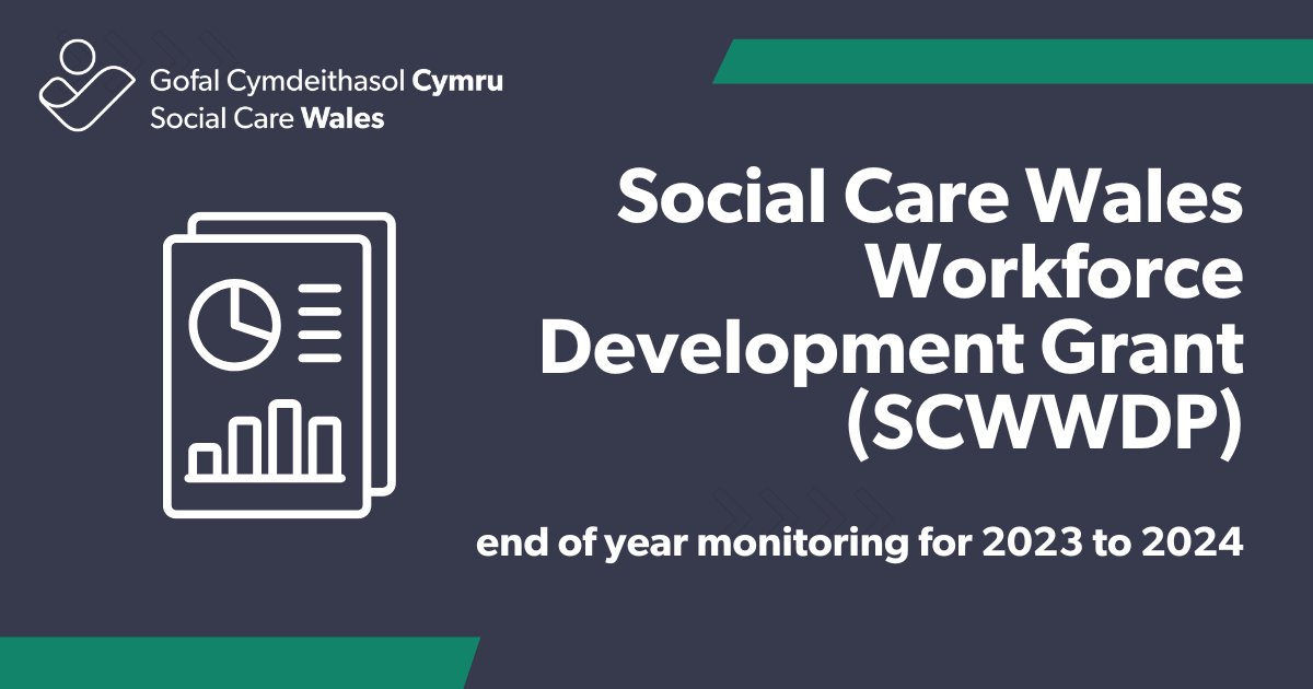 Today, we have published the main findings of the Social Care Wales Workforce Development Grant (SCWWDP) end of year monitoring for 2023 to 2024. 

You can read more and see the full report here 👉 ow.ly/gfHk50VsViR