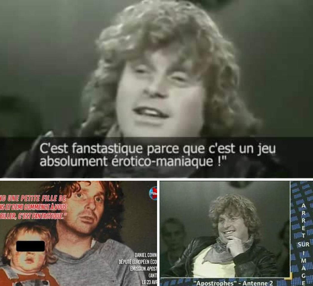 cmoi223's tweet photo. @GG_RMC @saxeliebig Ça invite du pédophile de gauche  au  calme Cohn bendit le tripoteur d'enfants c'est @saxeliebig  l’éducateur sans burnes qui doit être  content https://t.co/kQJNtBgybJ