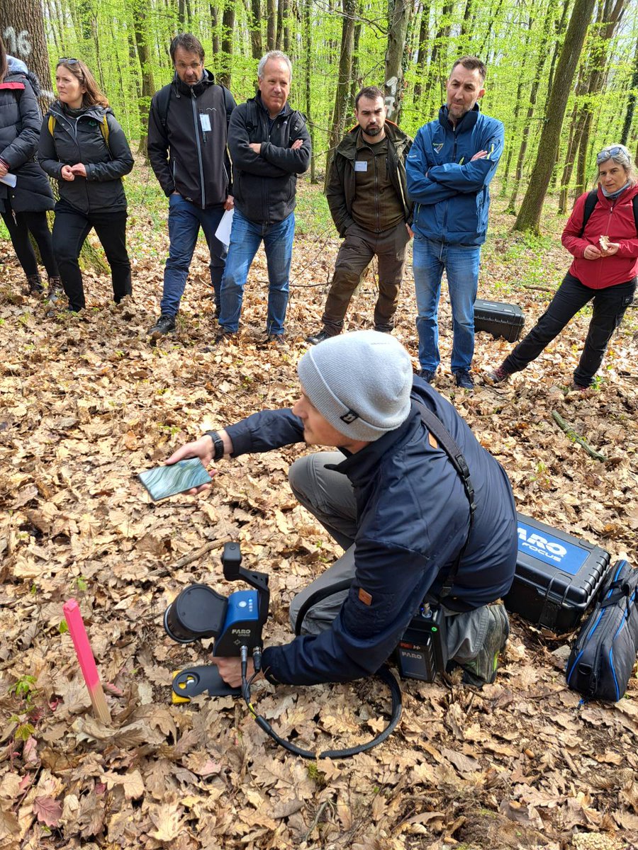 IsidoraIda's tweet image. Attended an inspiring excursion on forest restoration after the windbreak at Nature Park Medvednica, followed by a live TLS (LiDAR) demonstration at Park Forest Dotršćina — showcasing innovative tools for forest monitoring and restoration. 🌳#TRANSFORMIT