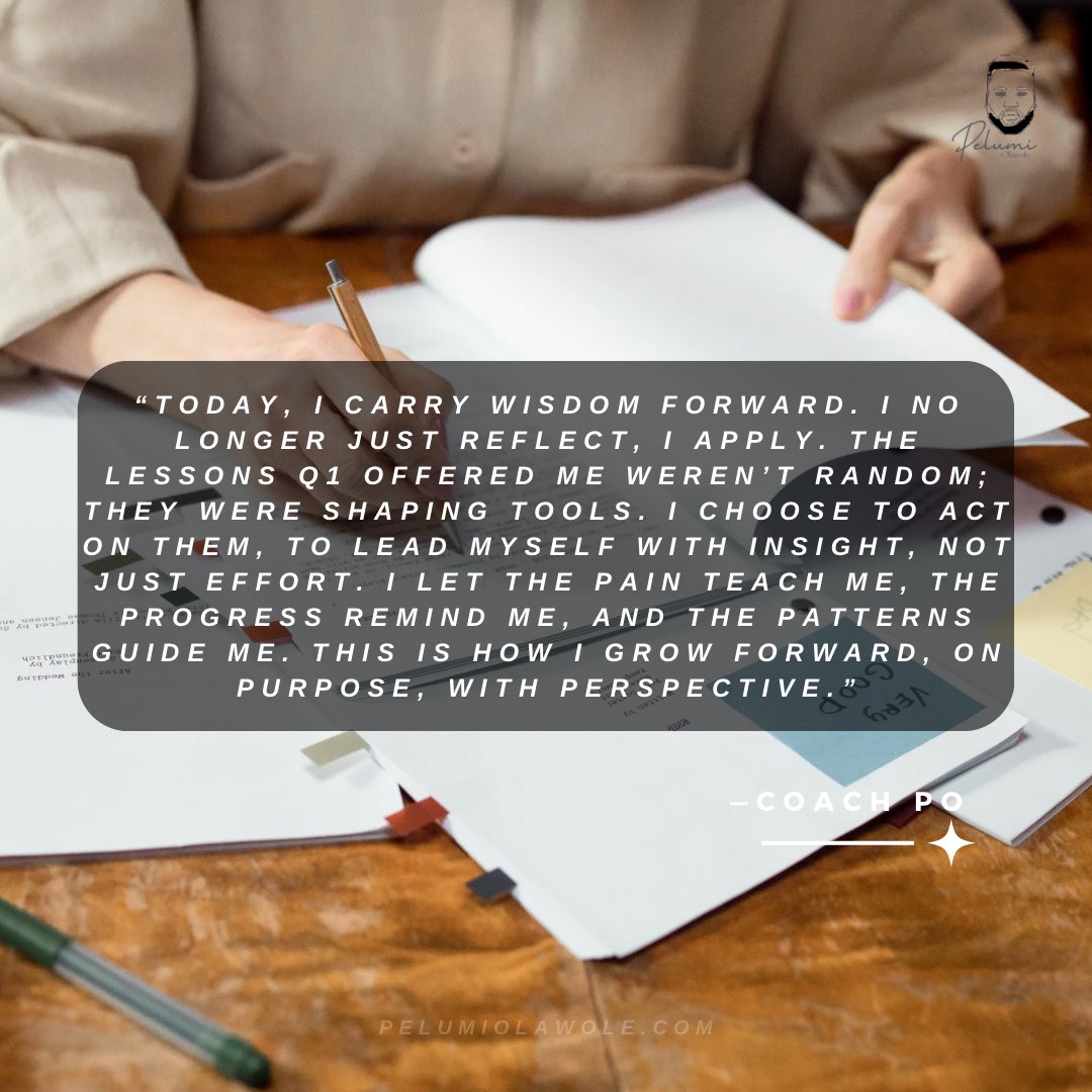 peluolawole's tweet image. Carry wisdom into Q2, not just reflection, but refined action.

#WisdomWednesdays #GrowForward #LeadWithInsight