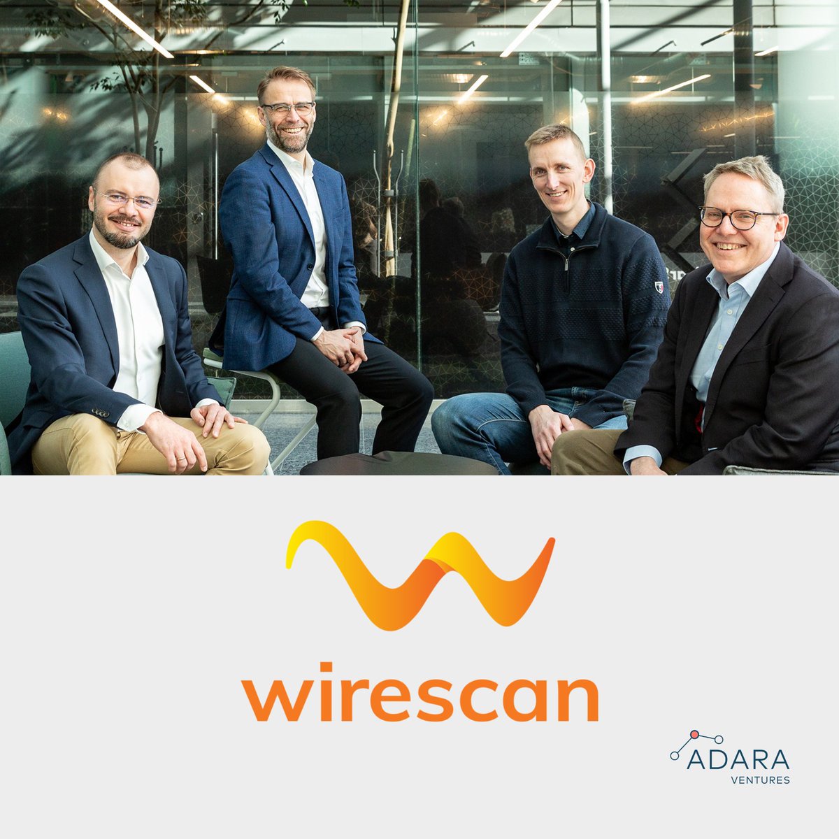 🎉 We're proud to announce our investment in <a href="/WirescanAS/">Wirescan AS</a>, providers of the most advanced solutions for power cable monitoring &amp; protection.

This is the second investment of the Adara Ventures Energy Fund and our first in Norway 🇳🇴. 

👉 Learn more: adara.vc/news/wirescan-…