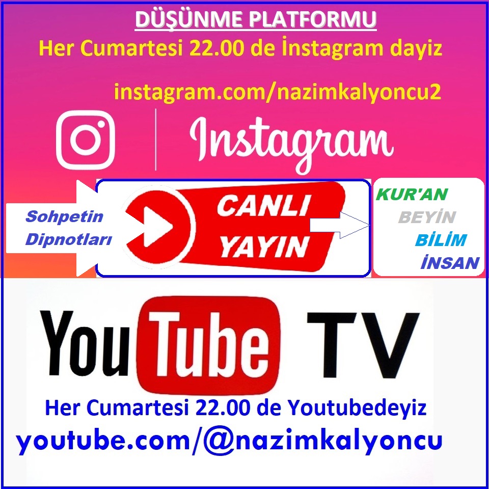 DÜŞÜNMEYE DAVETLİSİNİZ!