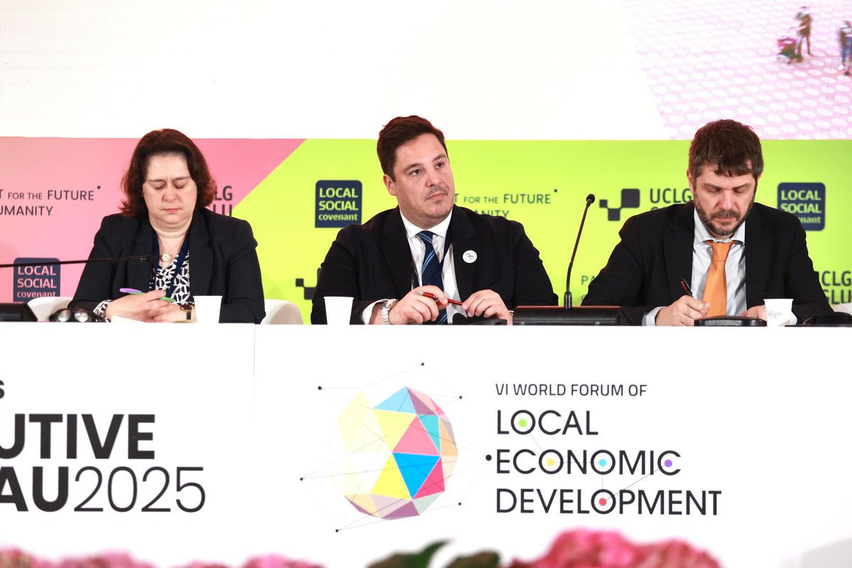 HusseinidowAli's tweet image. Greetings from Seville, Spain 🇪🇸 at the World Forum on Local Economic Development!
Today’s focus: The triple transition—advancing #DecentWork, #LocalEconomicDevelopment & #SocialJustice. A crucial conversation on shaping inclusive and sustainable economies. #WFLED2025