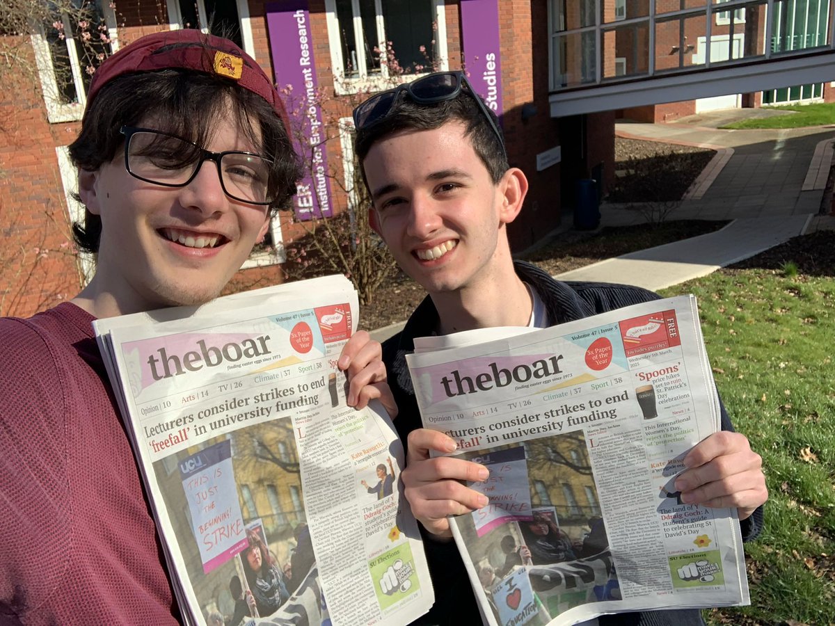 Tom Ryan (@_tomryan4) on Twitter photo Some personal news – albeit a few weeks late!
I am excited to announce that I am the new co-News Editor of <a href="/BoarNews/">The Boar News</a>, alongside the wonderful <a href="/NikolaiMorton/">Nikolai Morton</a>! 🐗
I'm really excited for the year ahead, as we strive to put the voices of Warwick students first in our reporting! 🗞️ Some personal news – albeit a few weeks late!
I am excited to announce that I am the new co-News Editor of <a href="/BoarNews/">The Boar News</a>, alongside the wonderful <a href="/NikolaiMorton/">Nikolai Morton</a>! 🐗
I'm really excited for the year ahead, as we strive to put the voices of Warwick students first in our reporting! 🗞️