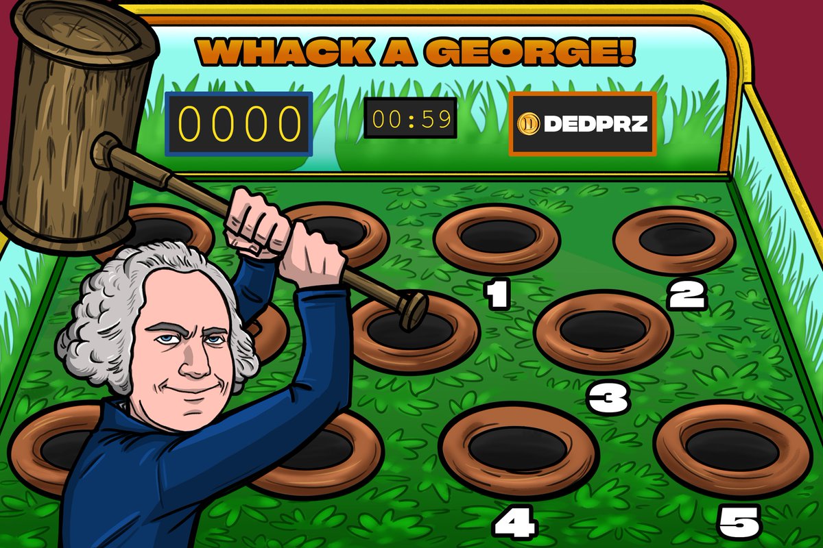 🔨 It’s Whack a George Wednesday! 🔨

Pick a number between 1 and 5 and drop it in the comments!

💰Guess solo &amp; win $100 bonus cash for DEDPRZ Casino!
🎡If multiple winners, we’ll spin a wheel to decide.
Don't miss out - drop your number now! ⏳

#DEDPRZ #Giveaway #CryptoCasino