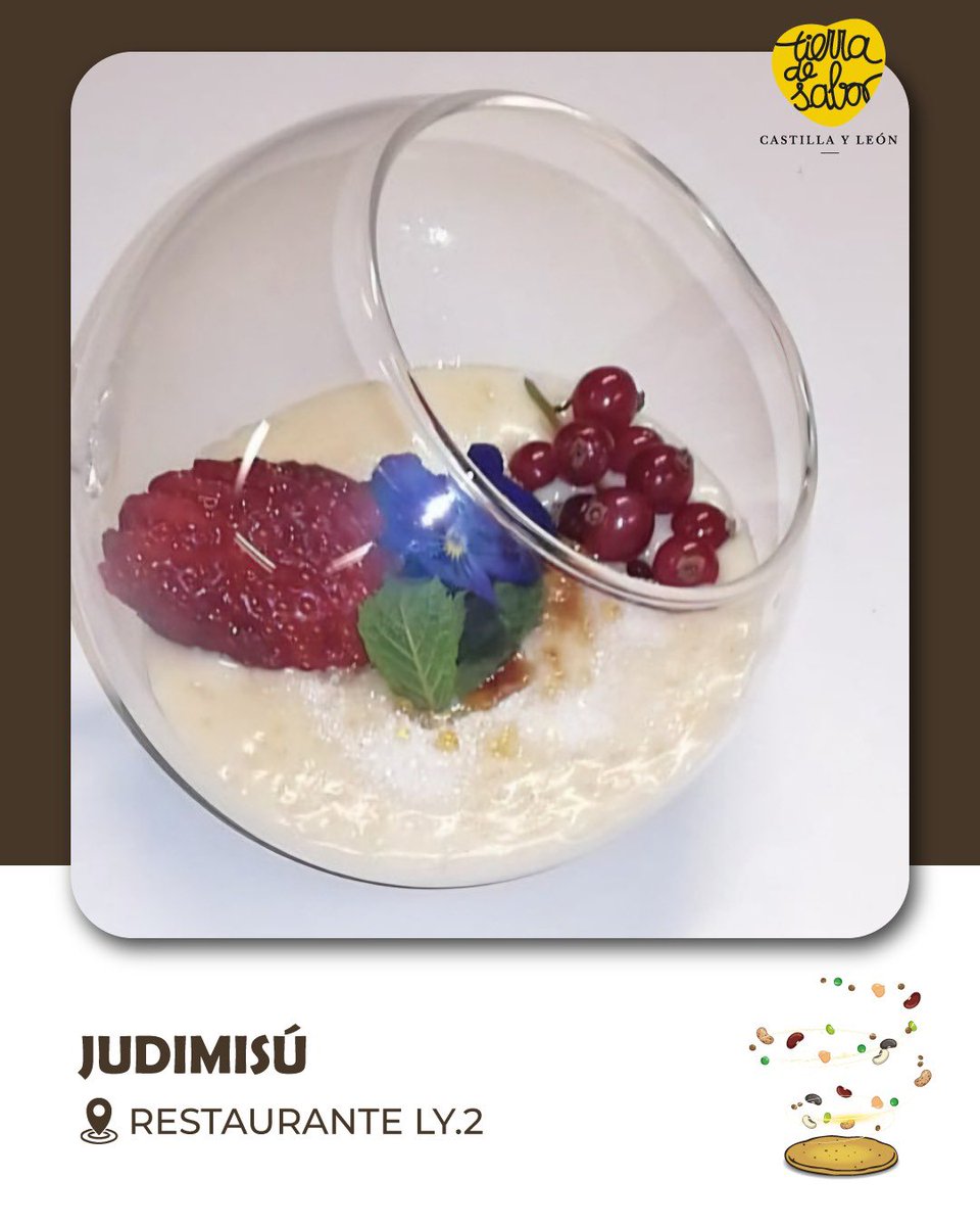Momento #tapadulce 🤤
«Judimisú» de #LuisMiguelMacias de #LY2 #Avila
Una versión del tradicional tiramisú con un puré de #JudiadeElBarcodeAvilaIGP ligeramente endulzado y aromatizado. 
#desTAPAlasLEGUMBRES #legumbreslovetapas