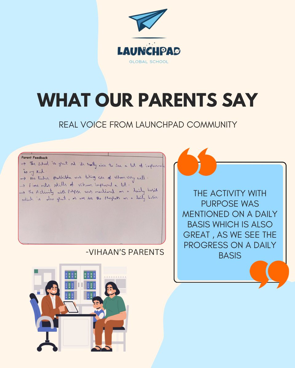 launchpad_sch's tweet image. The Heart of LaunchPad ❤️

📢 Looking for a school that feels like home?
Admissions Open! Give your child a wholesome learning experience at LaunchPad.

📞 Call 8143675416 to enroll today!