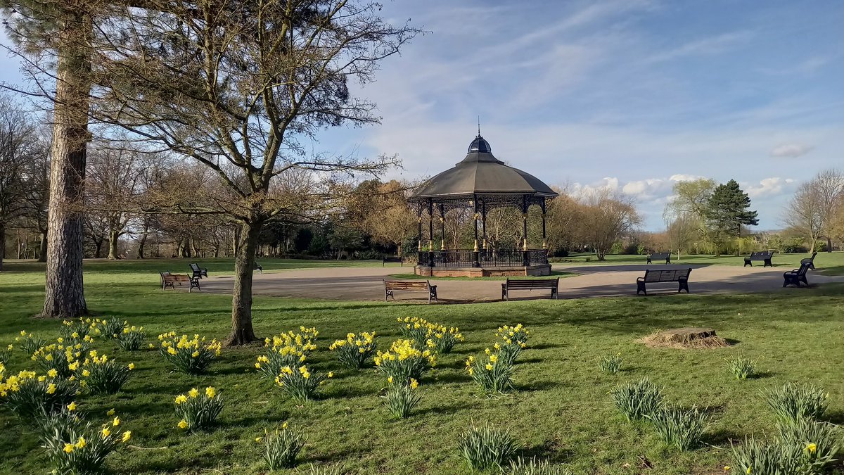 Signs of Spring in Locke Park. #beautifulbarnsley