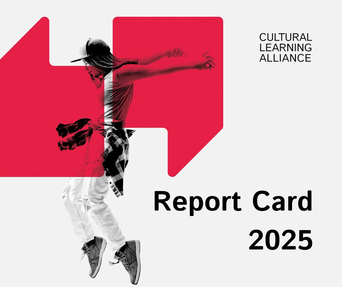 CultureLearning's tweet image. Today we publish our #ReportCard2025, providing an overview of the current state of Arts education in England.
Read now: culturallearningalliance.org.uk/evidence/#annu…