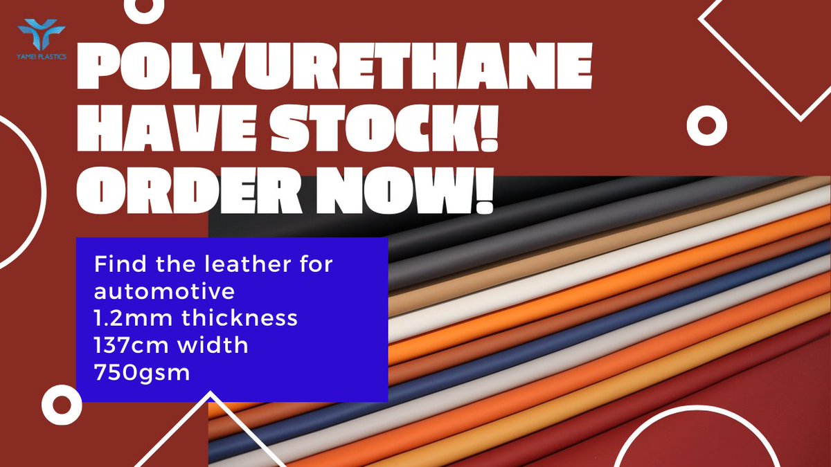 YAMEI_PLASTICS's tweet image. #marinesofa #outdoorupholstery #pvcleather #ribbon #yachtseats #yameiplastics #carinteriorupgrade 
yameiplastics.com