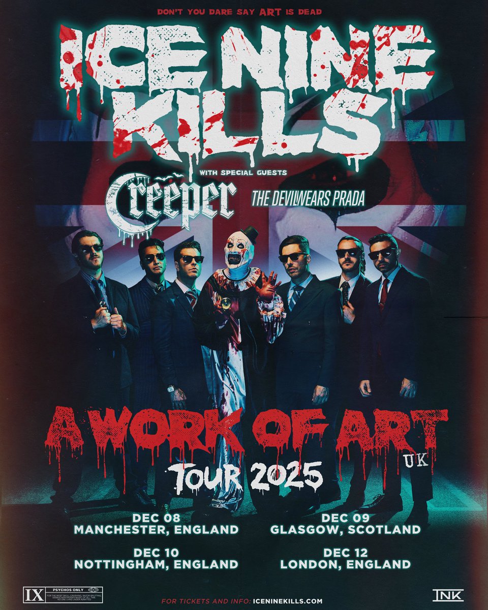 creepercultuk's tweet image. Creeper will join @ICENINEKILLS and @TDWPband on tour across the UK &amp;amp; Europe this November and December. Prepare your necks.

- Darcia