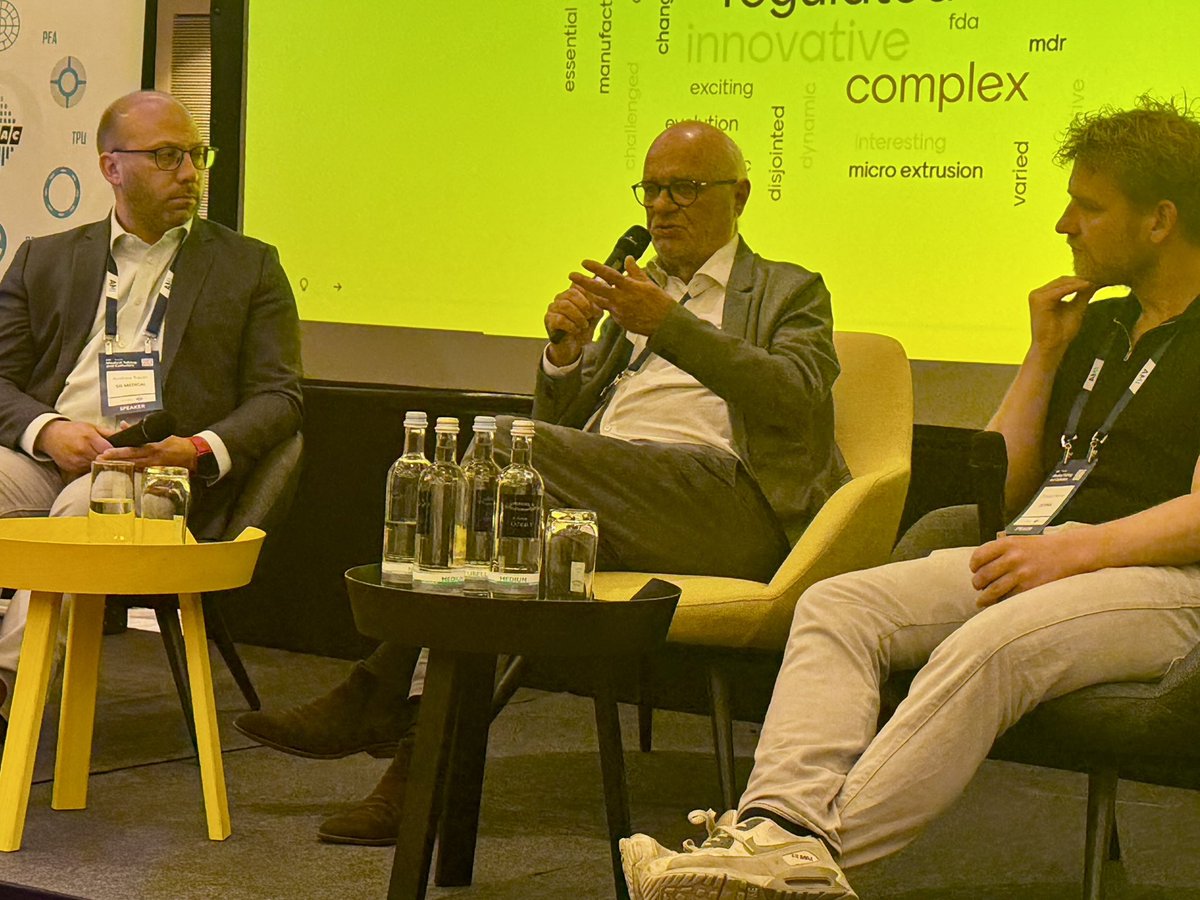 <a href="/vinylplushealth/">VinylPlus Healthcare</a> Project Leader in panel discussion at Medical Tubing and Catheters in Düsseldorf. 

Key message: #PVC / #vinyl is future proof for medical applications and the many other sectors where its unique properties bring value - thanks to <a href="/VinylPlus_EU/">VinylPlus</a> efforts!