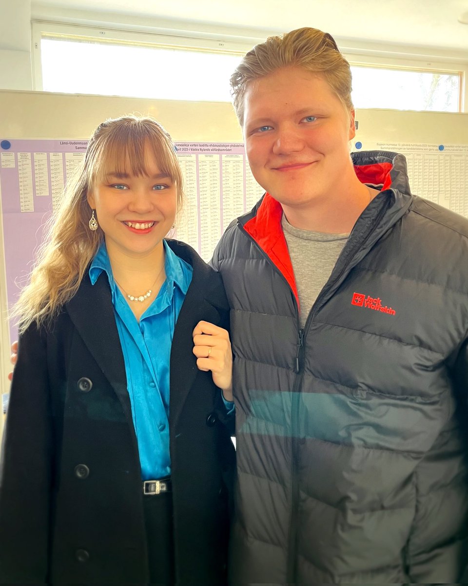 Äänestämässä käyty! Muista käyttää äänesi. 💙