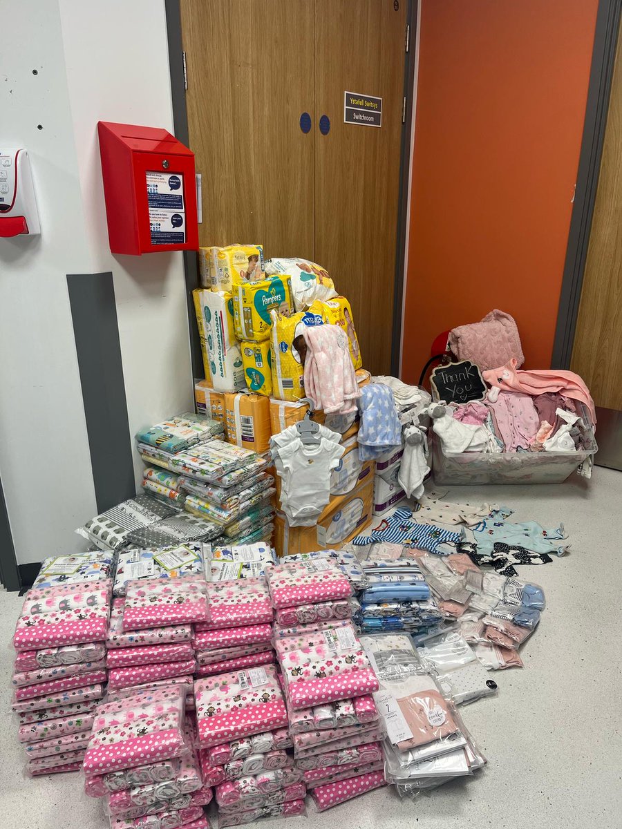 CTM Neonatal Services at POWH and PCH (@ctmscbu) on Twitter photo Many Thanks to Ashton Edwards for organising tiny collections for our families on the Neonatal unit <a href="/CwmTafMorgannwg/">Cwm Taf Morgannwg University Health Board</a>
What a fantastic donation of 610 sheets/blankets. 150 vests and babygrows from 2lb -5lb. Nappies and sanitary items for labour ward.
#kindness
#neonatalpch Many Thanks to Ashton Edwards for organising tiny collections for our families on the Neonatal unit <a href="/CwmTafMorgannwg/">Cwm Taf Morgannwg University Health Board</a>
What a fantastic donation of 610 sheets/blankets. 150 vests and babygrows from 2lb -5lb. Nappies and sanitary items for labour ward.
#kindness
#neonatalpch