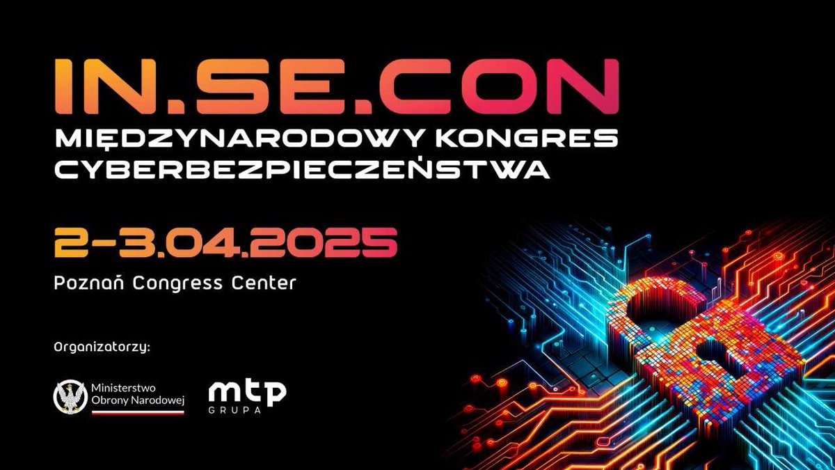 Eksperckie Centrum Szkolenia Cyberbezpieczeństwa (@ecsc_mil) on Twitter photo 🔔W Poznaniu rozpoczął się Międzynarodowy Kongres Cyberbezpieczeństwa <a href="/InseconConf/">Insecon</a> ! 🚀
Weź udział w wykładach, debatach i odwiedź strefę wystawienniczą. Zapraszamy na stoisko <a href="/ECSC_MIL/">Eksperckie Centrum Szkolenia Cyberbezpieczeństwa</a> #CyberHackLab🔐po konkretną dawkę cyberrywalizacji
#cyber
<a href="/CYBER_MIL_PL/">CYBER_MIL_PL</a> <a href="/GrupaMtp/">Grupa MTP</a> 🔔W Poznaniu rozpoczął się Międzynarodowy Kongres Cyberbezpieczeństwa <a href="/InseconConf/">Insecon</a> ! 🚀
Weź udział w wykładach, debatach i odwiedź strefę wystawienniczą. Zapraszamy na stoisko <a href="/ECSC_MIL/">Eksperckie Centrum Szkolenia Cyberbezpieczeństwa</a> #CyberHackLab🔐po konkretną dawkę cyberrywalizacji
#cyber
<a href="/CYBER_MIL_PL/">CYBER_MIL_PL</a> <a href="/GrupaMtp/">Grupa MTP</a>