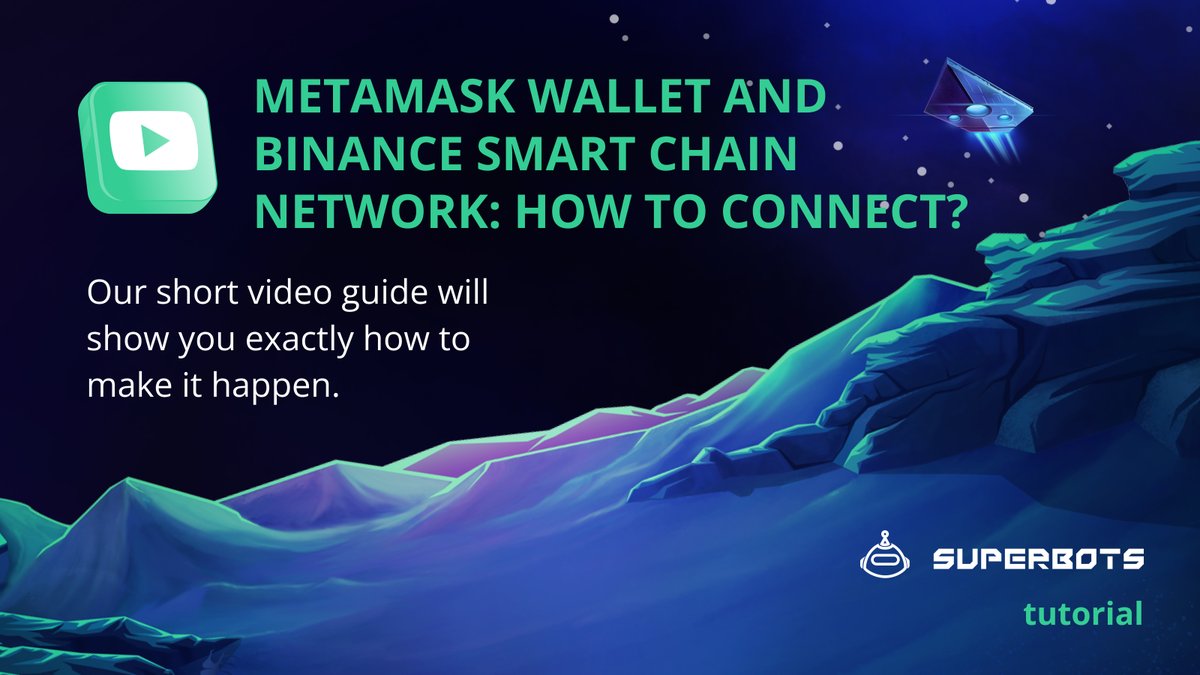 SuperBots (@superbots_fi) on Twitter photo Now your <a href="/MetaMask/">MetaMask.eth 🦊</a> wallet is all set up, the next step is connecting it to the Binance Smart Chain
Network!
But never fear, as our short video guide will show you exactly how to make it happen.
Watch it now: youtube.com/watch?v=dypiGh…
#metamask #wallet #BinanceSmartChain Now your <a href="/MetaMask/">MetaMask.eth 🦊</a> wallet is all set up, the next step is connecting it to the Binance Smart Chain
Network!
But never fear, as our short video guide will show you exactly how to make it happen.
Watch it now: youtube.com/watch?v=dypiGh…
#metamask #wallet #BinanceSmartChain