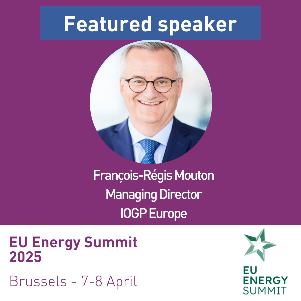 IOGP Europe (@iogp_eu) on Twitter photo 1 week to Go: 10th EU Energy Summit 2025!
🗓️ 7-8 April 2025 | 📍Egmont Palace, Brussels
We are proud to partner with this key European event - and we’re especially pleased to share that our Managing Director, <a href="/FRegisMouton/">François-Régis MdeLL</a>, will be a featured speaker at the Summit.
He will 1 week to Go: 10th EU Energy Summit 2025!
🗓️ 7-8 April 2025 | 📍Egmont Palace, Brussels
We are proud to partner with this key European event - and we’re especially pleased to share that our Managing Director, <a href="/FRegisMouton/">François-Régis MdeLL</a>, will be a featured speaker at the Summit.
He will