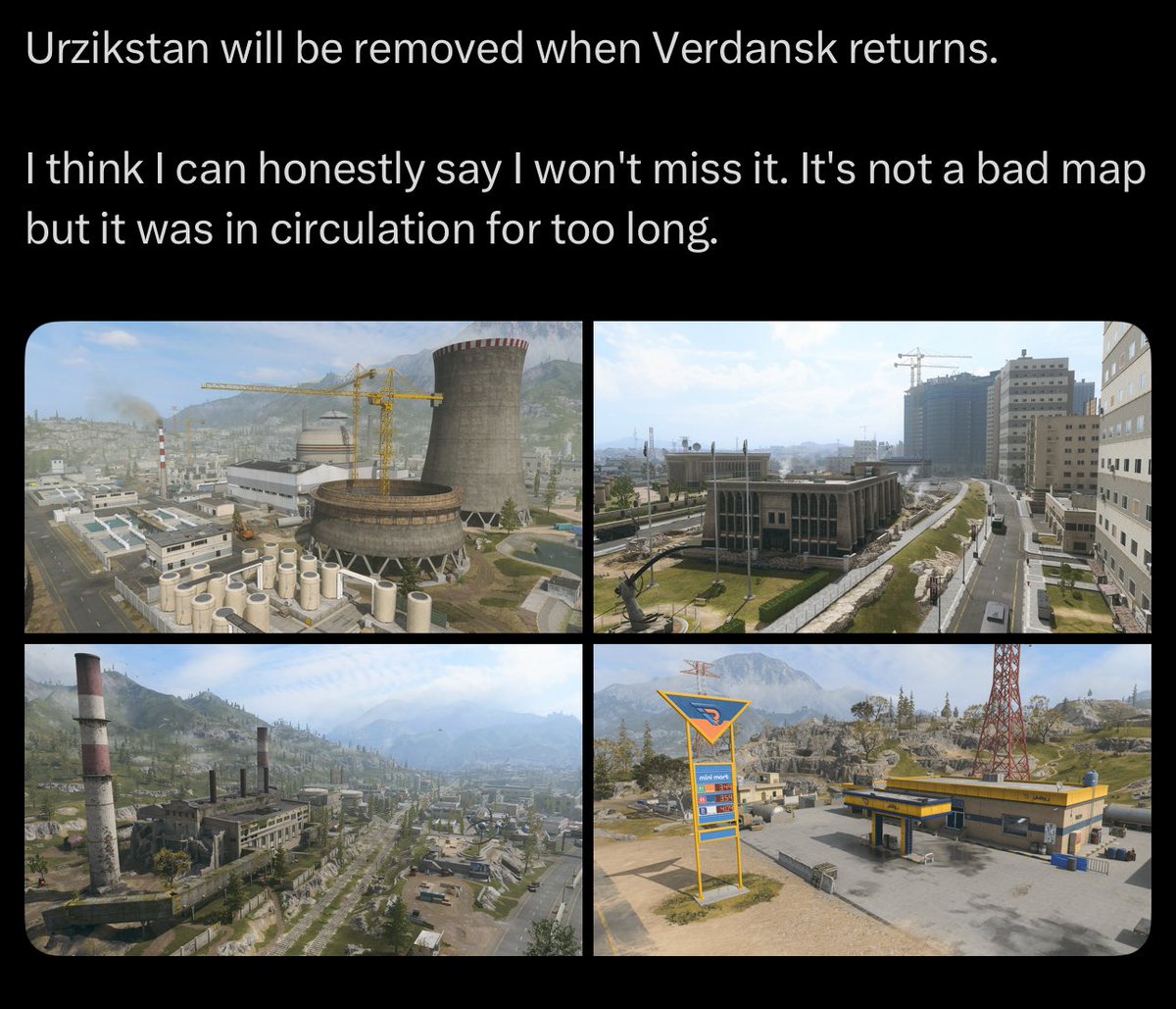 I don’t say I will miss the map, but I’m glad I meet all the people I played with in this map. They have been there in the bad times and the good times and I’m looking forward to jump back to Verdansk with them 🫶🏼