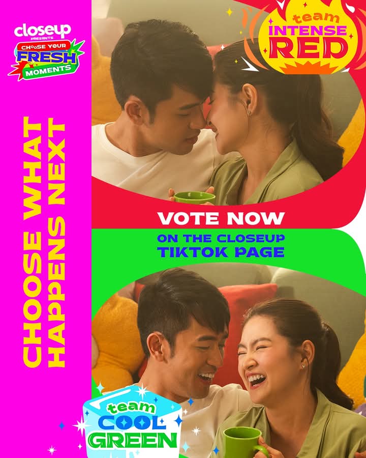 BarDaOFC's tweet photo. Are you ready for the coolest interactive MV starring BarDa?

If you are then don't forget to vote on Close Up Philippines' TikTok acc to choose what happens next 😉 

#CloseupxBarDa #MovingCloser
Barbie Forteza | #BarbieForteza
David Licauco | #DavidLicauco https://t.co/TXya4P3lV1