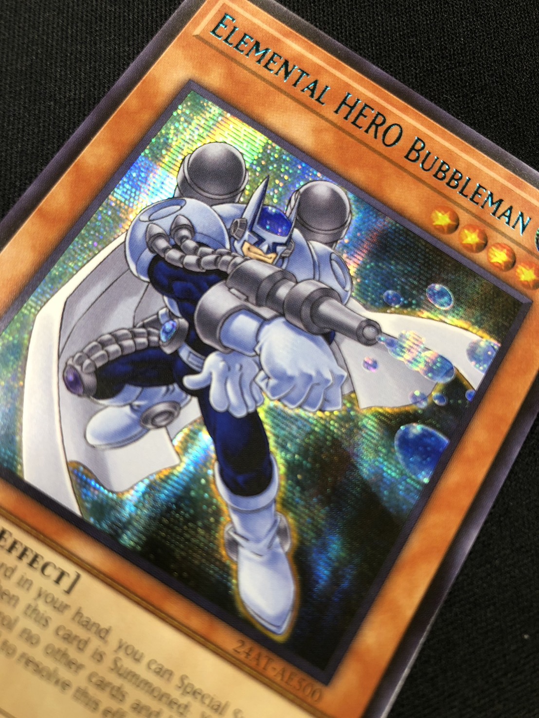 美品　遊戯王　泰亜版　E・HERO バブルマン ブルーシークレット 遊戯王 韓亜 英語 アジア 泰亜 E・HERO バブルマン ブルーシークレット