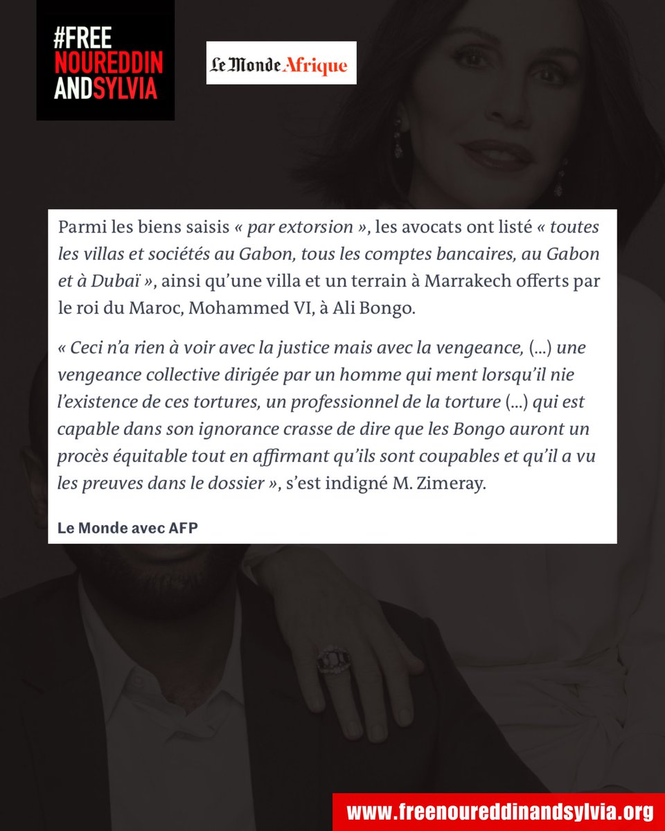 📣 Où êtes-vous, <a href="/EmmanuelMacron/">Emmanuel Macron</a> ? Où est passée la voix de <a href="/Elysee/">Élysée</a> ? De <a href="/francediplo/">France Diplomatie 🇫🇷🇪🇺</a> ? Que fait <a href="/jnbarrot/">Jean-Noël Barrot</a> pour défendre deux citoyens français détenus arbitrairement depuis 19 mois dans un sous-sol, dans des conditions inhumaines et torturés au Gabon ? 🇫🇷🇬🇦

👩🏻<a href="/Sylviabongo/">Sylvia Bongo Ondimba</a>,