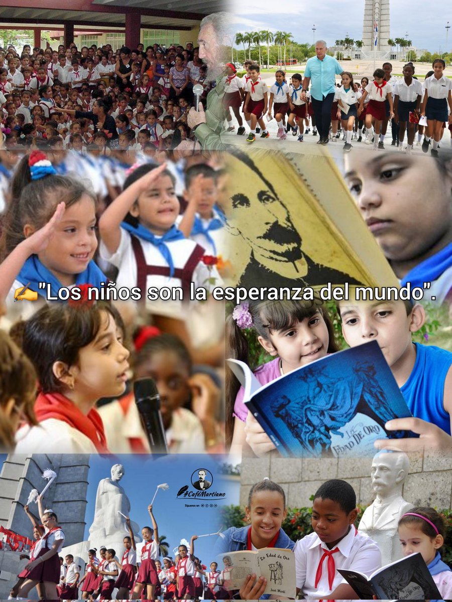 <a href="/cafemartiano/">❤️Café Martiano 🇨🇺</a> <a href="/DiazCanelB/">Miguel Díaz-Canel Bermúdez</a> <a href="/DrRobertoMOjeda/">Dr. Roberto Morales Ojeda</a> <a href="/InesMChapman/">Inés María Chapman Waugh</a> <a href="/MMarreroCruz/">Manuel Marrero Cruz</a> <a href="/TeresaBoue/">@SecGFMC</a> <a href="/ValoresTeam1/">Valores Team</a> <a href="/EVilluendasC/">Enrique Villuendas</a> <a href="/YaquedeCuba/">Yaquelin</a> <a href="/mimovilespatria/">mimovilespatria</a> <a href="/agnes_becerra/">Agnes Becerra</a> Buenos días el mensaje de los que saben querer de Cuba:

#AbrilDeVictorias porque igual a él: Yo sí voy, es mi derecho de defender la Patria.

Gracias #CaféMartiano
Día Internacional de Libro Infantil!
"Hasta la Victoria Siempre"
#SiempreJoven #Cubavencerá